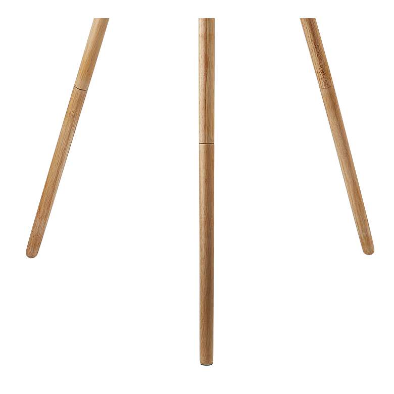 Image 3 Kinsley Natural Wood Tripod Floor Lamp more views