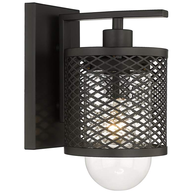 Image 1 Kipton by Z-Lite Matte Black 1 Light Wall Sconce