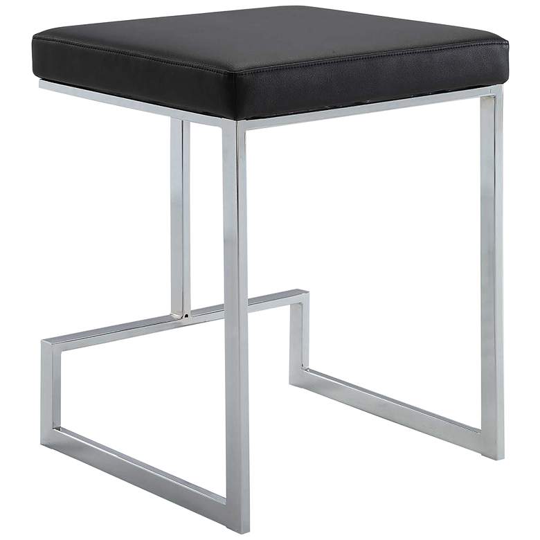 Image 5 Kira 24 inch Black Leatherette Counter Stool more views