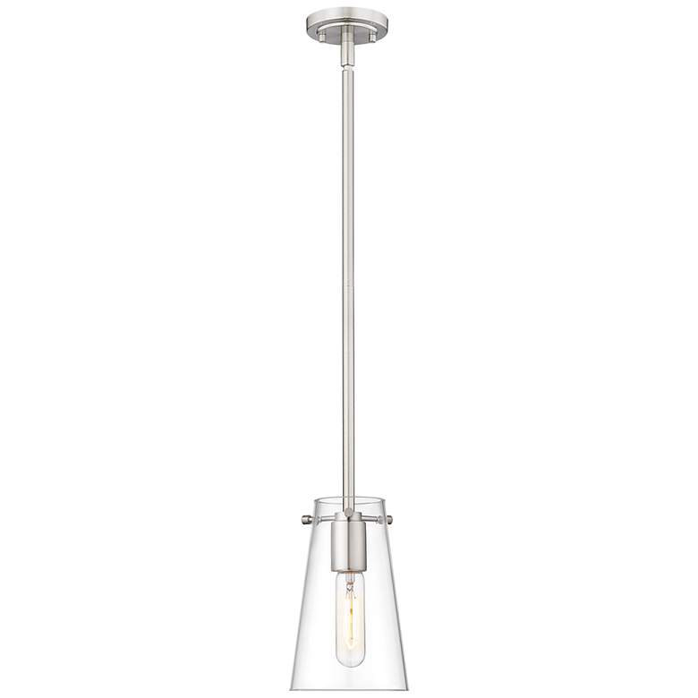 Image 1 Kira by Z-Lite Brushed Nickel 1 Light Pendant