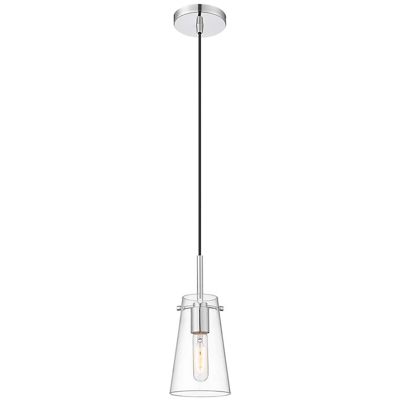 Image 1 Kira by Z-Lite Chrome 1 Light Pendant