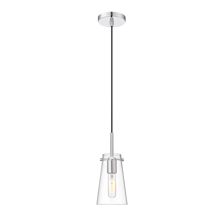 Image 4 Kira by Z-Lite Chrome 1 Light Pendant more views