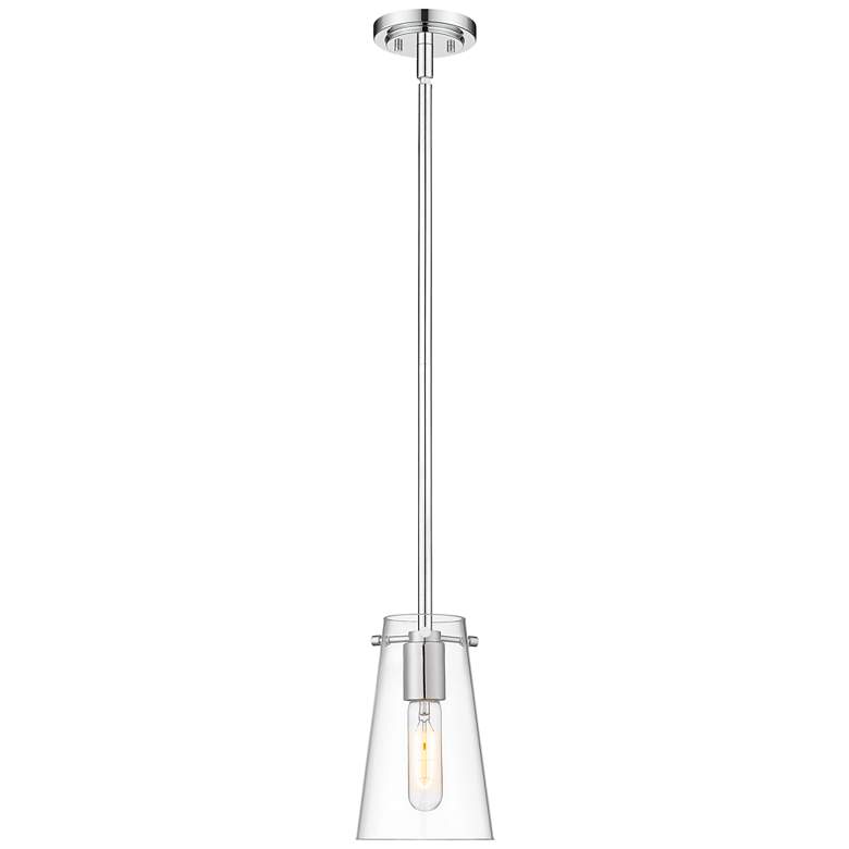 Image 1 Kira by Z-Lite Chrome 1 Light Pendant