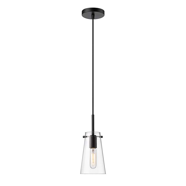 Image 4 Kira by Z-Lite Matte Black 1 Light Pendant more views