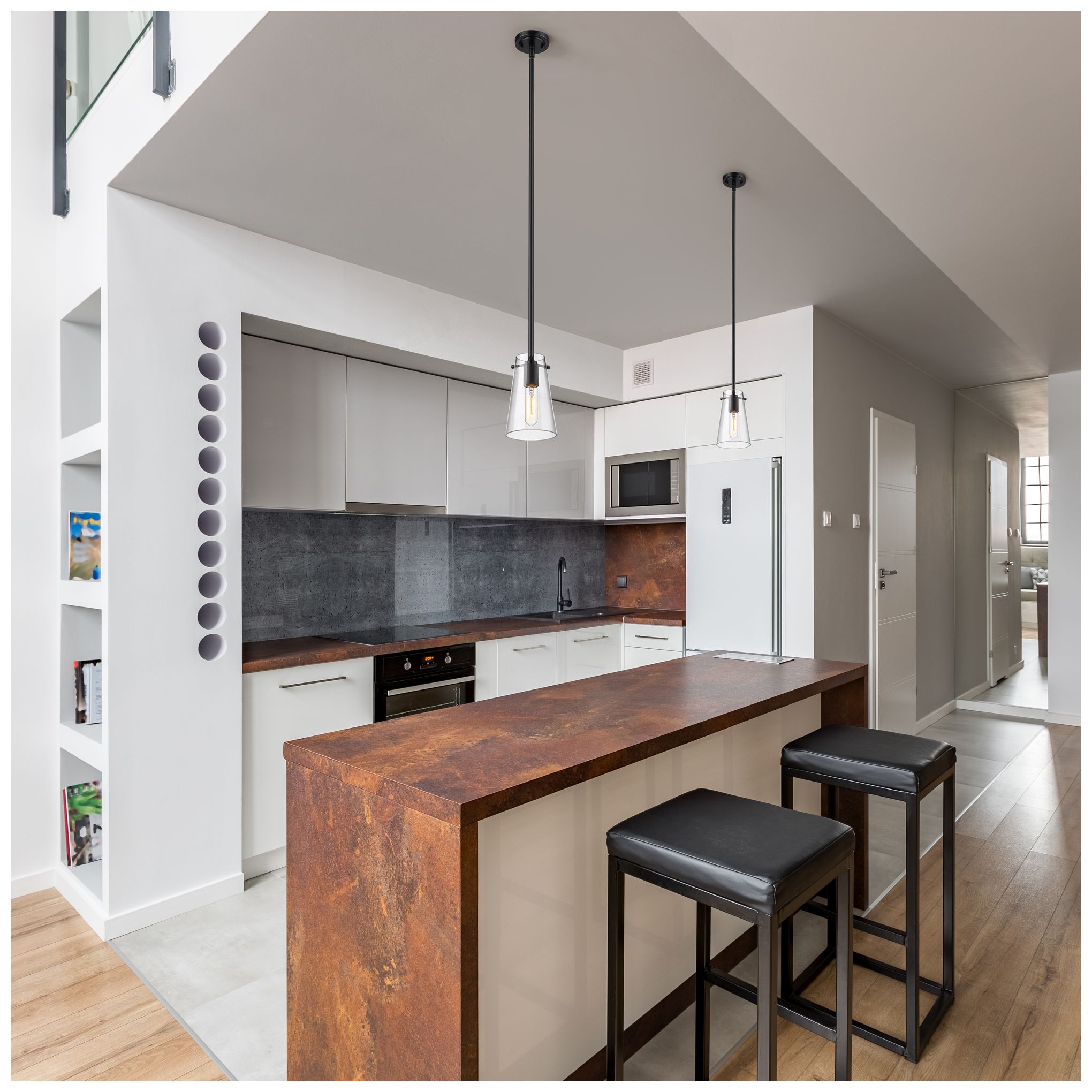 Image 2 Kira by Z-Lite Matte Black 1 Light Pendant more views