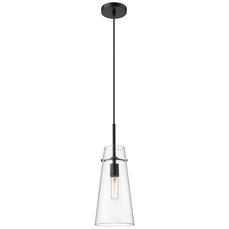 Image 1 Kira by Z-Lite Matte Black 1 Light Pendant