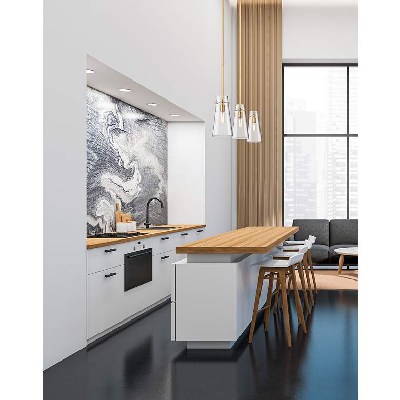 Image 2 Kira by Z-Lite Modern Gold 1 Light Pendant more views