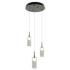 Kiran 18" 3 Light Round Black LED Pendant
