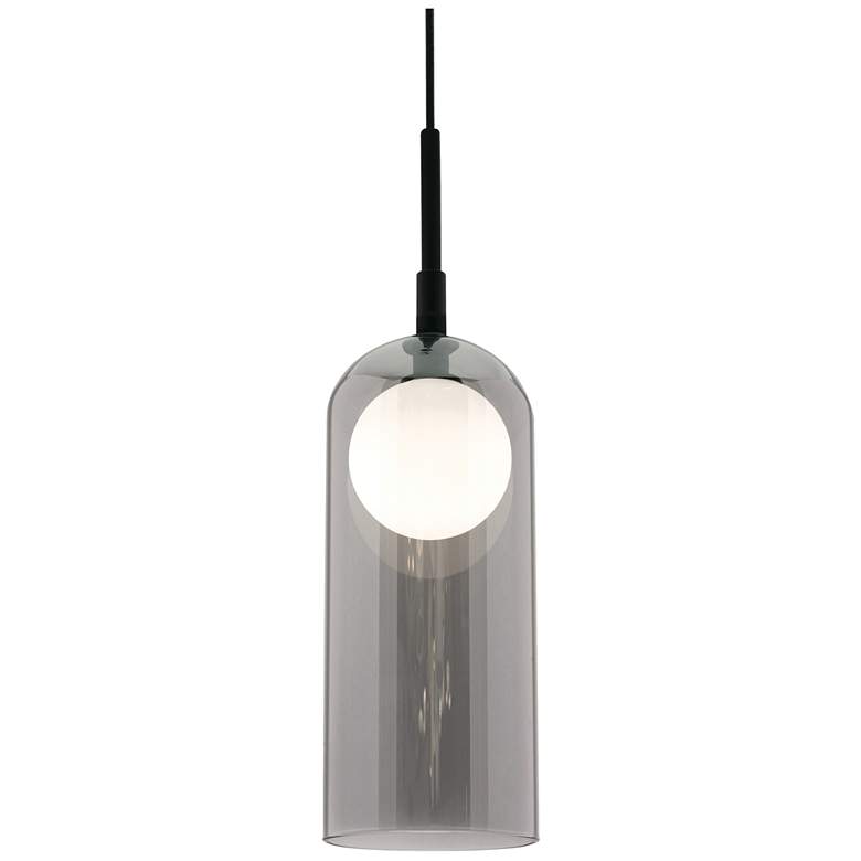 Image 1 Kiran 4" LED Pendant Light - Black - 3000K