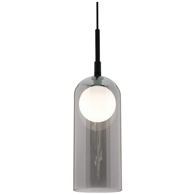 Image 1 Kiran 4 inch LED Pendant Light - Black - 3000K