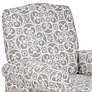 Kirby Gray Manual Push Back Recliner Chair