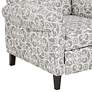 Thumbnail4 of Kirby Gray Manual Push Back Recliner Chair more views