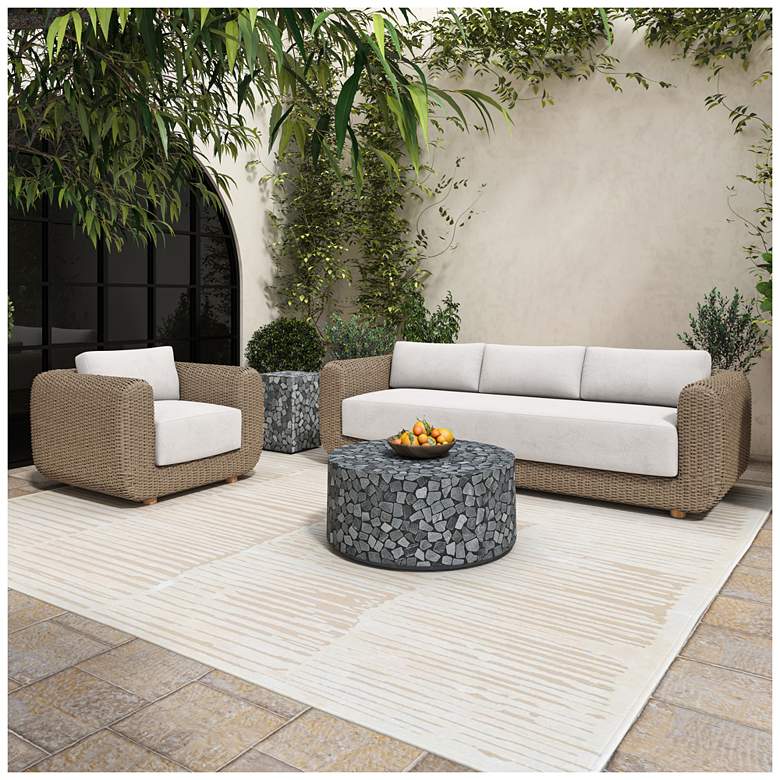 Image 7 Kiri Outdoor Side Table Black more views