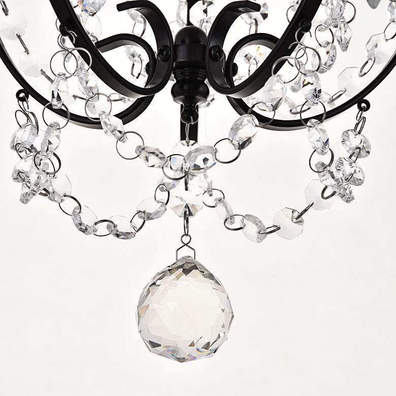 Image 6 Kirin 11 1/4" Wide Oil-Rubbed Bronze Crystal Mini Pendant more views