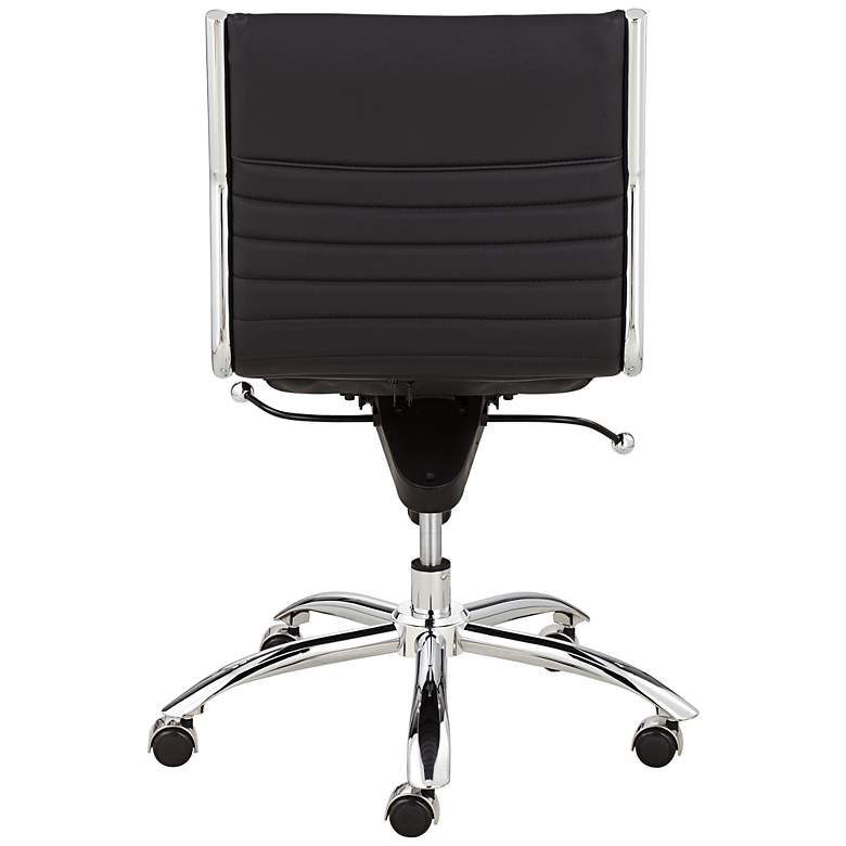 Image 5 Kirk Low Back Armless Black Office Chair more views