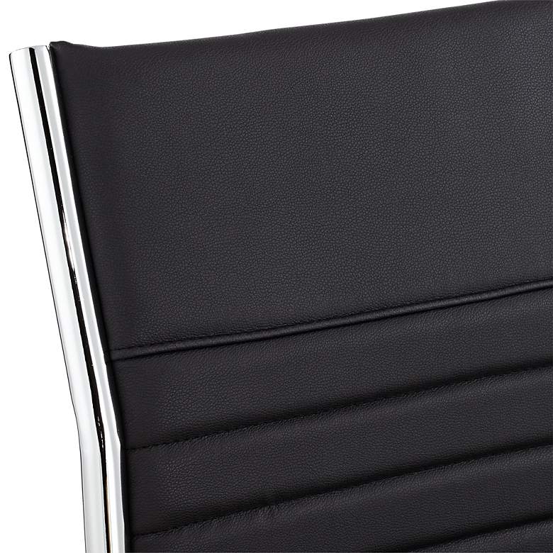 Image 6 Kirk Low Back Armless Black Office Chair more views