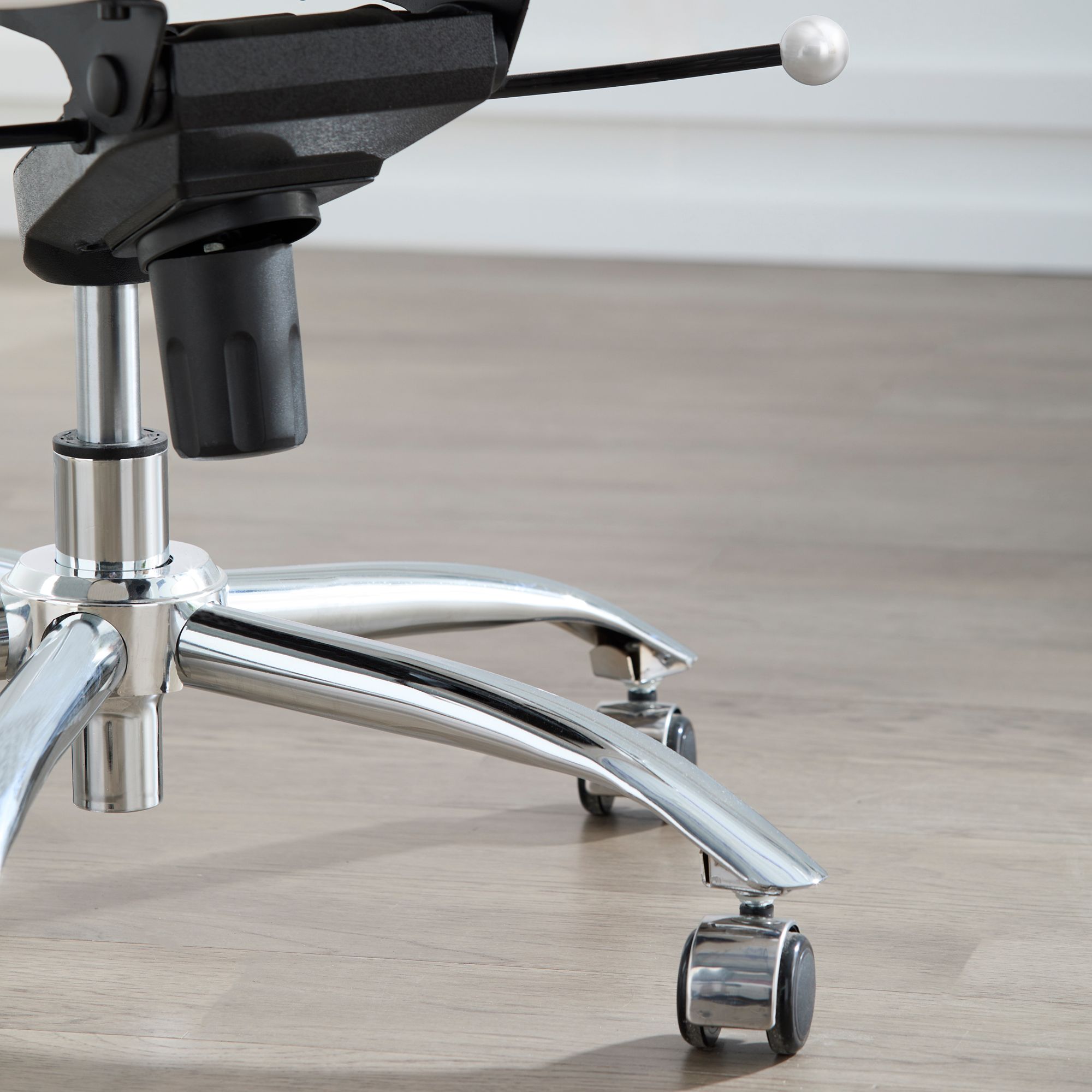 Image 7 Kirk Low Back Armless White Office Chair more views