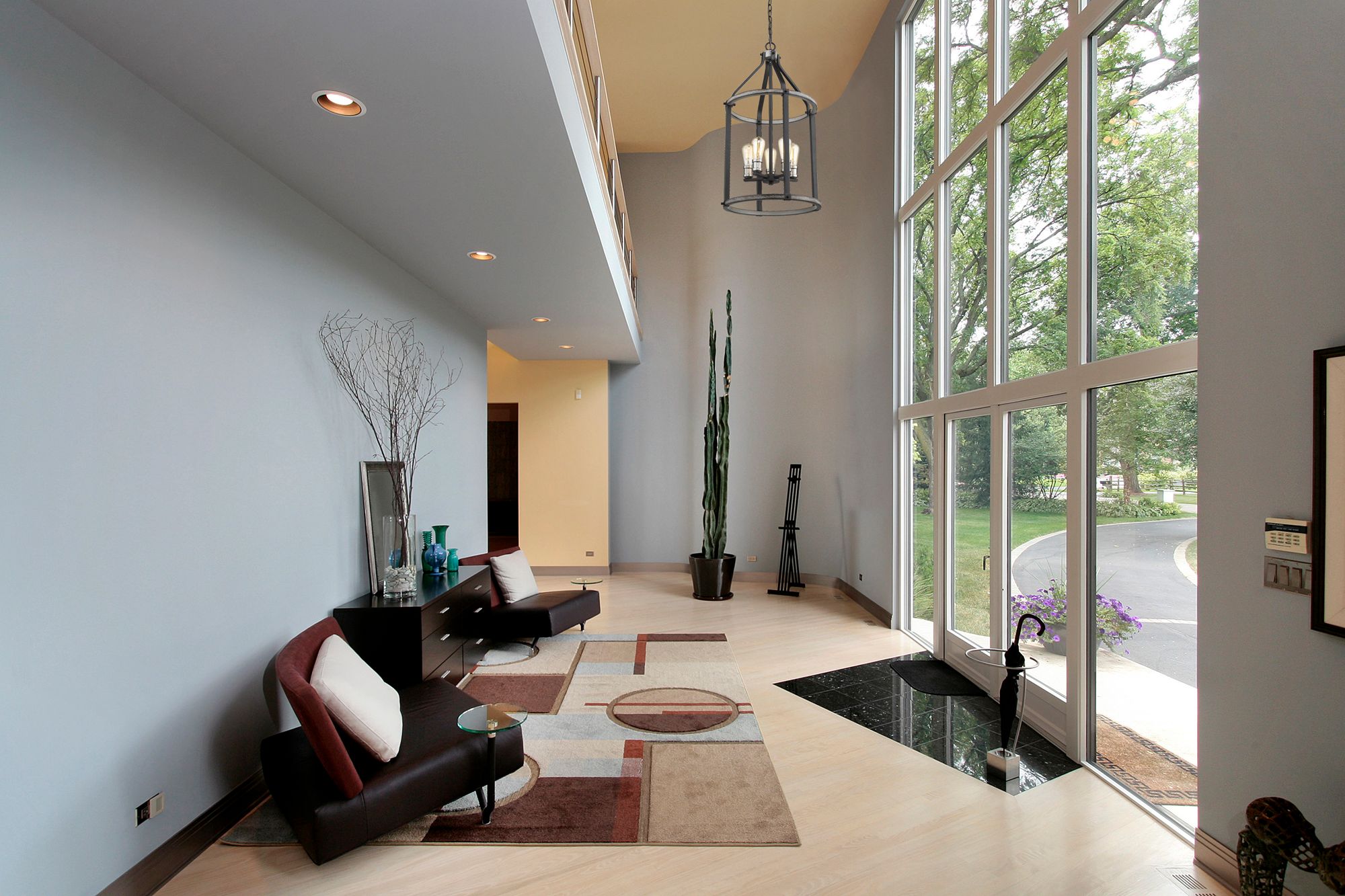 Image 2 Kirkland by Z-Lite Ashen Barnboard 16 inch 5 Light Pendant more views