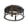 2_Kirkland by Z-Lite Ashen Barnboard 3 Light Flush Mount more views