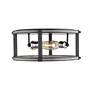 4_Kirkland by Z-Lite Ashen Barnboard 3 Light Flush Mount more views