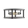 5_Kirkland by Z-Lite Ashen Barnboard 3 Light Flush Mount more views