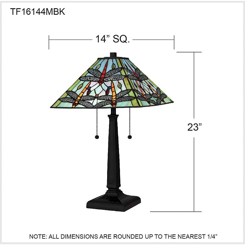 Image 4 Kirkwood 2-Light Matte Black Table Lamp more views