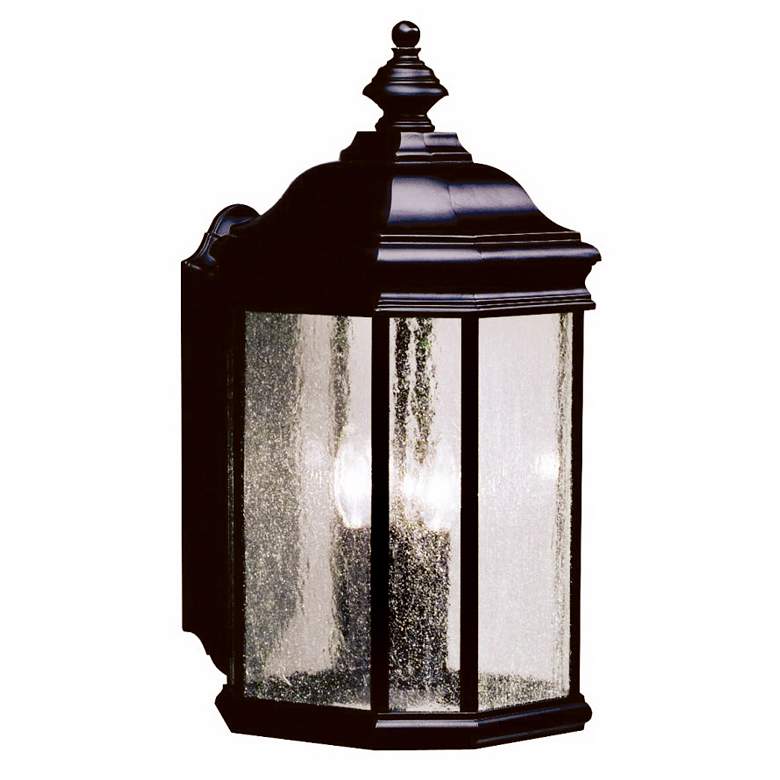 Image 1 Kirkwood Black Finish 21" High Outdoor Wall Light