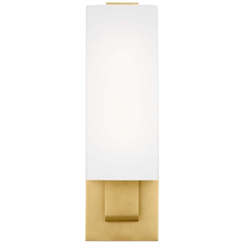 Image 3 Kisdon 16 1/4 inch High Natural Brass LED Wall Sconce more views