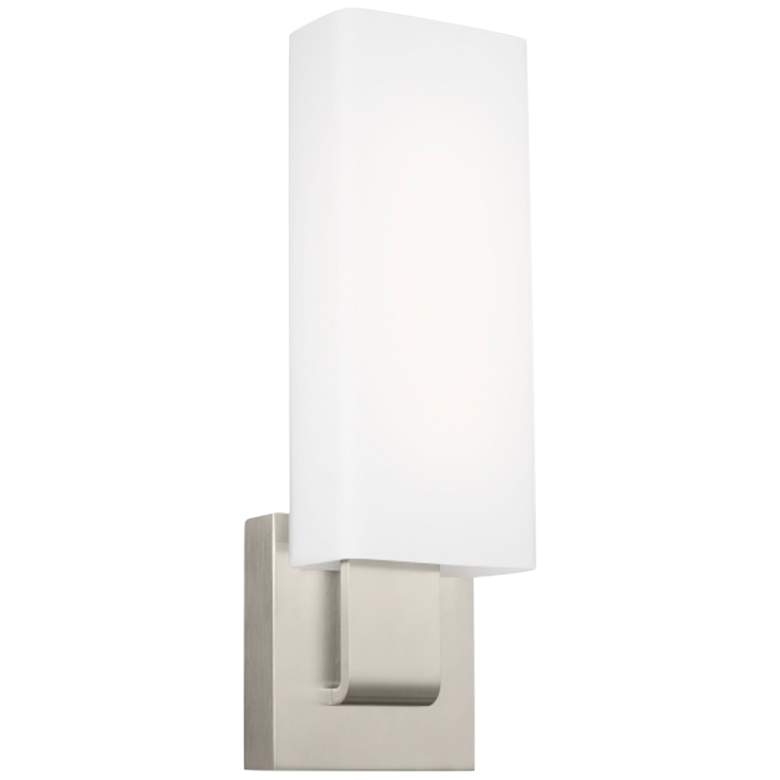 Image 1 Kisdon 16 1/4 inch High Polished Nickel LED Wall Sconce