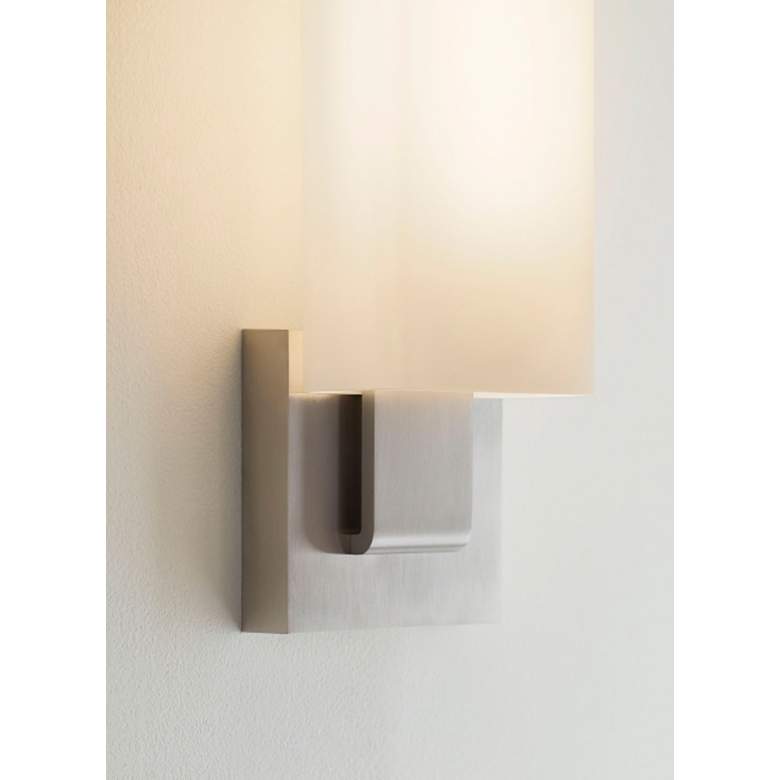 Image 3 Kisdon 16 1/4" High Polished Nickel LED Wall Sconce more views