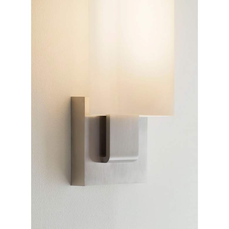 Image 3 Kisdon 16 1/4 inch High Polished Nickel LED Wall Sconce more views