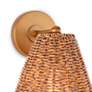 Kismet 10 3/4" High Natural Brass Wall Sconce