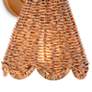 Kismet 10 3/4" High Natural Brass Wall Sconce