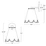 Kismet 10 3/4" High Natural Brass Wall Sconce