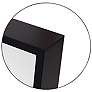Thumbnail2 of Kit Midnight Black 24" x 36" Rectangular Wall Mirror more views