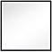 Kit Midnight Black 28" Square Wall Mirror