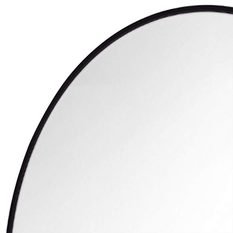 Image 2 Kit Midnight Black 36 inch x 24 inch Oval Wall Mirror more views