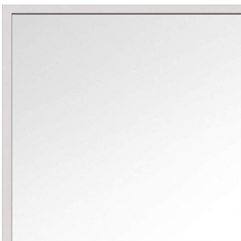 Image 2 Kit Polished Nickel 28 inch Square Wall Mirror more views