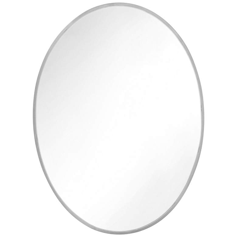 Image 2 Kit Satin Nickel 24 inch x 36 inch Oval Wall Mirror