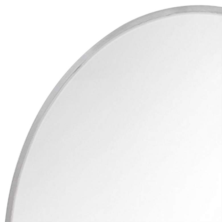 Image 3 Kit Satin Nickel 24 inch x 36 inch Oval Wall Mirror more views