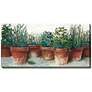 1_Kitchen Herbs 48" Wide All-Weather Outdoor Canvas Wall Art