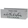 Kitchen Organizer "Take One or Do the Dishes" Script in Black, Gr