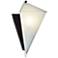Kite 13" High Carbide Black and Polished Nickel Wall Sconce