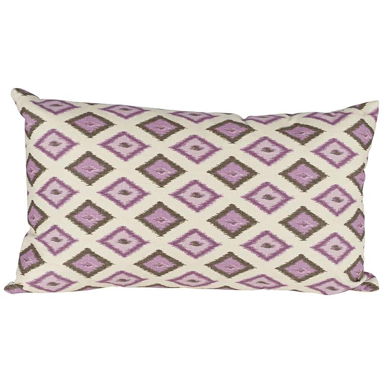 Image 1 Kite 20 inch Wide Purple Lumbar Pillow