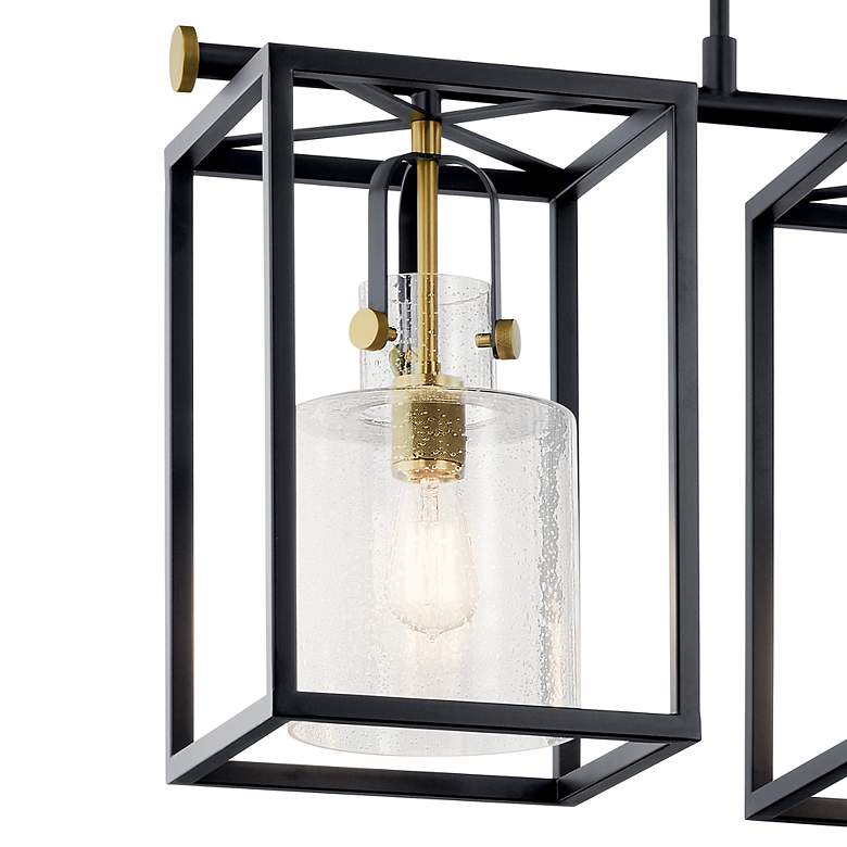 Image 3 Kitner 3 Light Chandelier in Natural Brass more views
