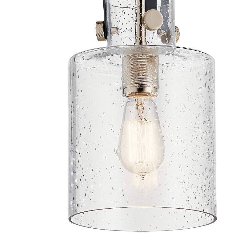 Image 2 Kitner Polished Nickel 1Lt Pendant more views