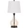 Kittery Clear Glass Pear-Shaped Table Lamp