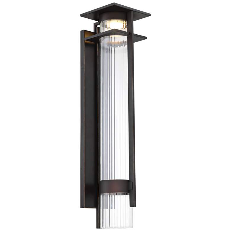 Image 1 Kittner 26 inch High Oil-Rubbed Bronze Outdoor Wall Light