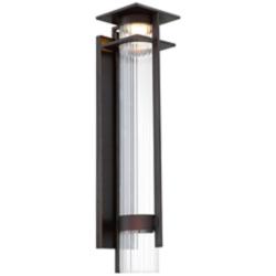 Kittner 26" High Oil-Rubbed Bronze Outdoor Wall Light