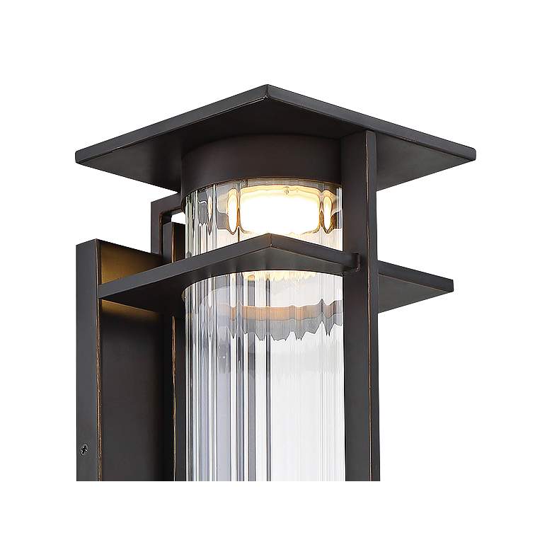 Image 2 Kittner 26 inch High Oil-Rubbed Bronze Outdoor Wall Light more views